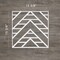 Ekena Millwork Medium Gilcrest Decorative Fretwork Wall Panels in Architectural PVC, 15 3/8"W x 15 3/8"H x 3/8"T WALP16X16GCT - alternate 2